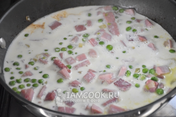 Влить сливки