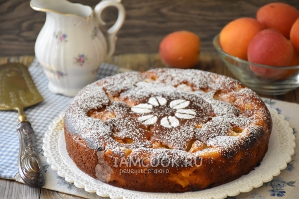 Рецепт пирога с рикоттой и абрикосами