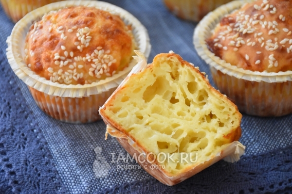 Рецепт сырных маффинов
