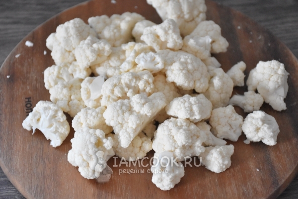 Разобрать капусту на соцветия