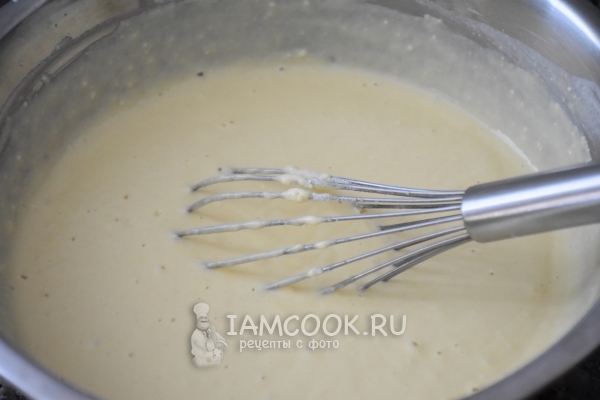 Размешать тесто