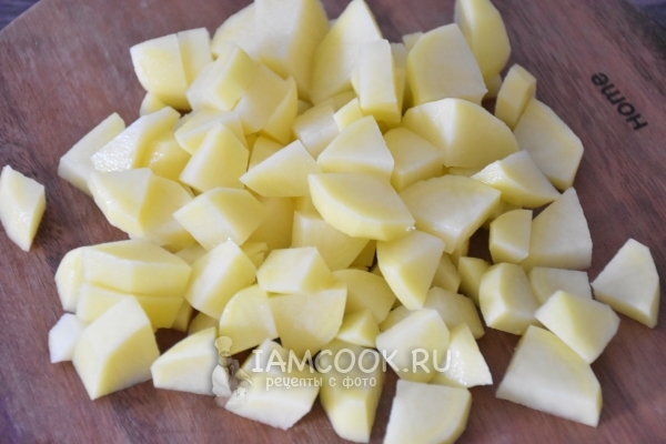 Порезать картофель