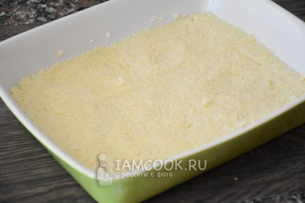 Выложить пшено в форму