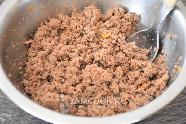 Измельчить сердце с овощами