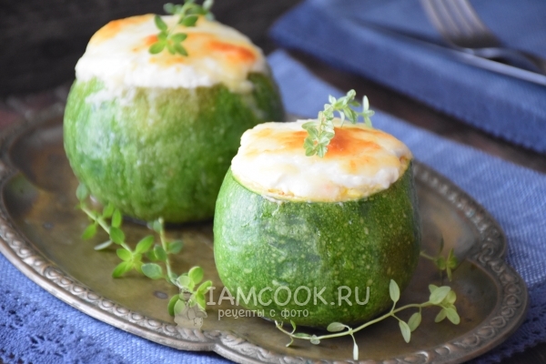 Фото цукини с рисом и сыром