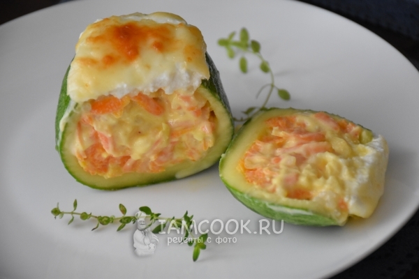 Рецепт цукини с рисом и сыром