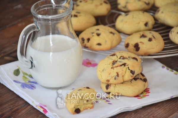 Фото печенья с шоколадными каплями