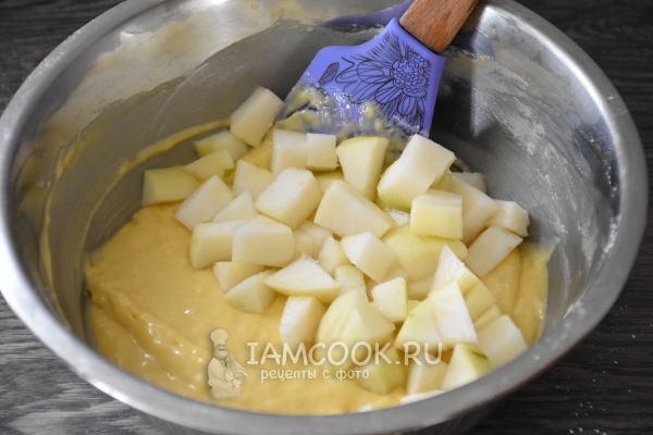 Положить кубики груш