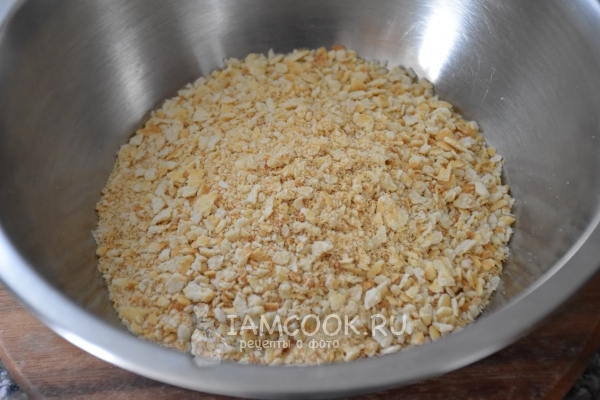 Измельчить печенье