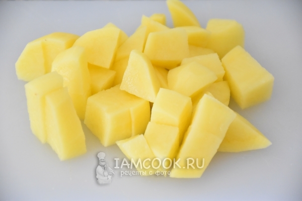 Порезать картофель