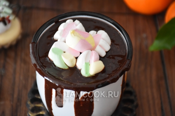 Рецепт горячего шоколада с кофе