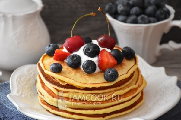 Рецепт панкейков на ряженке