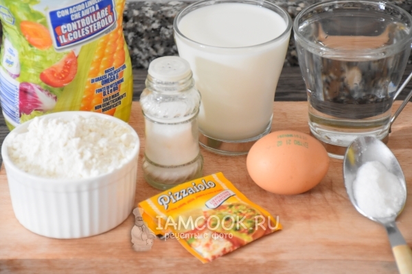Ингредиенты для теста на блины