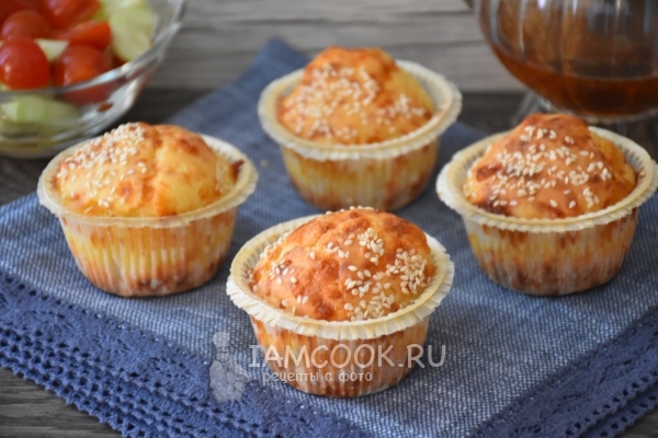 Фото сырных маффинов