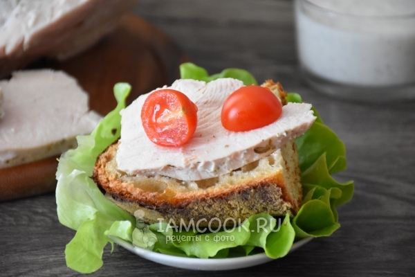 Бутерброд с индейкой