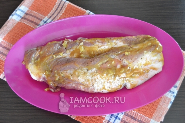 Замариновать свиную грудку