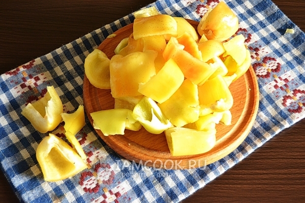 Порезать перцы