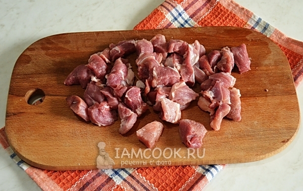 Порезать мясо