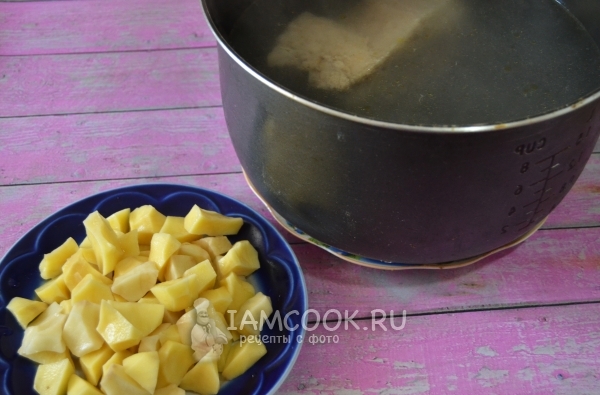 Порезать картофель