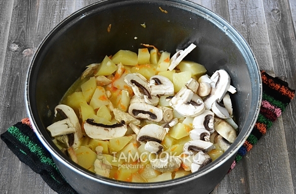 Добавить грибы