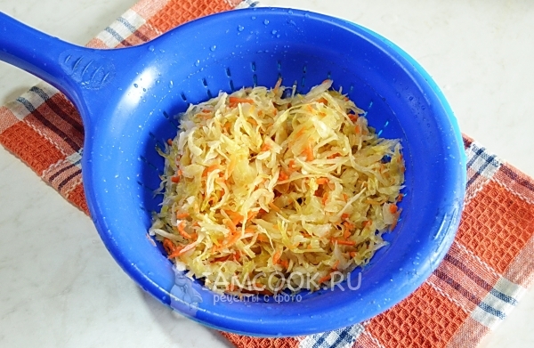 Откинуть капусту на дуршлаг