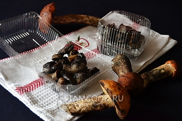 Фото замороженных подосиновиков на зиму