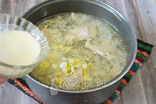 Влить сметану