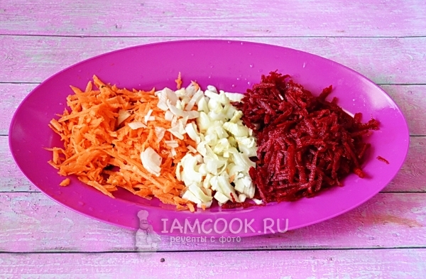 Измельчить овощи