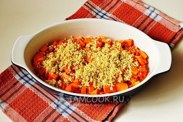 Положить пшено