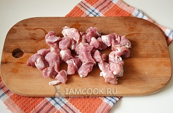 Порезать мясо