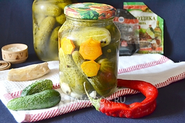 Фото сладких маринованных огурцов на зиму