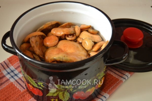 Отварить грибы