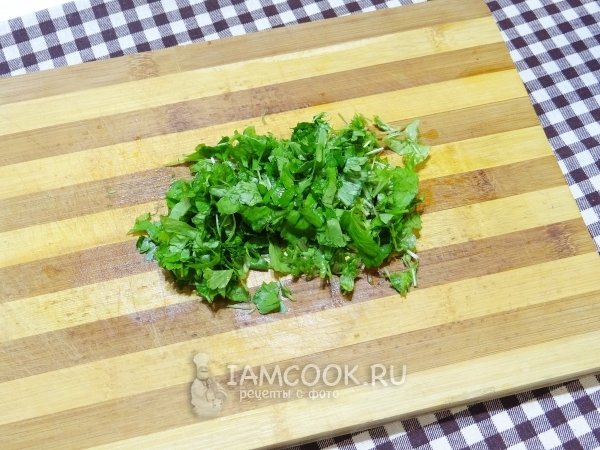 Порезать зелень