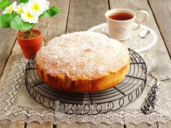 Рецепт кокосового кекса на оливковом масле