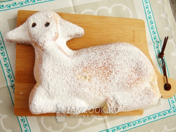 Посыпать сахарной пудрой