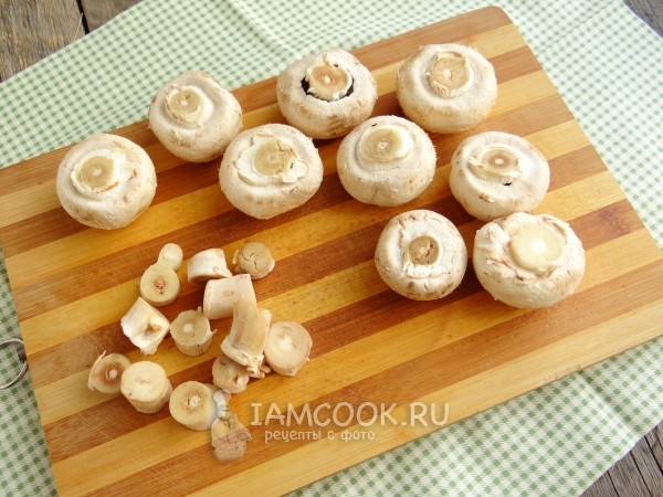 Шампиньоны без ножек