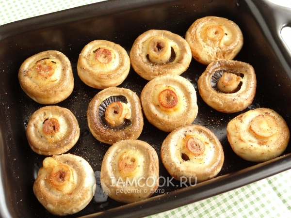 Шаминьоны в керамической форме