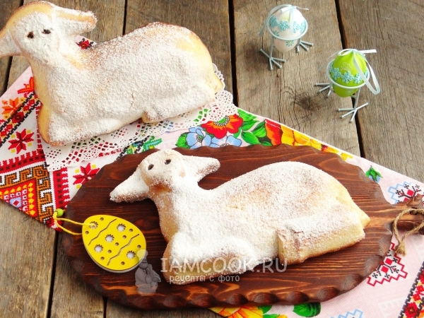 Пасхальный барашек (выпечка)