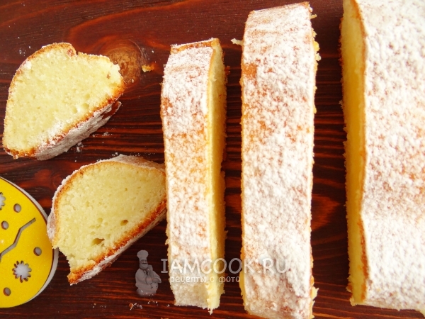 Кусочек пасхального пирога