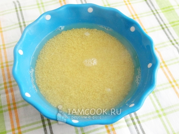 Залить пшено кипятком