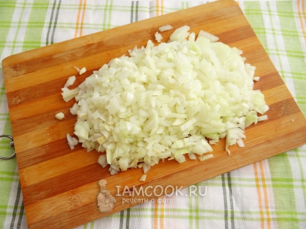 Измельчили лук