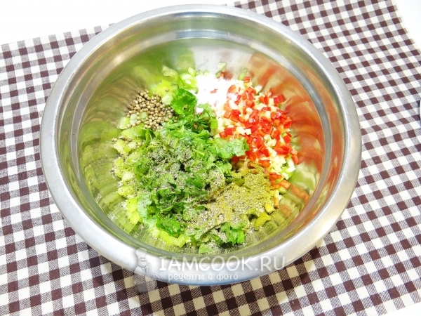 Соединить компоненты для начинки