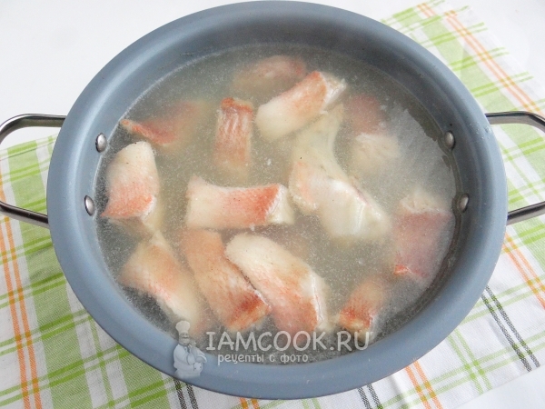 Положить рыбу