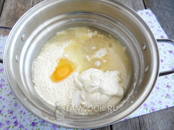 Соединить ингредиенты для теста