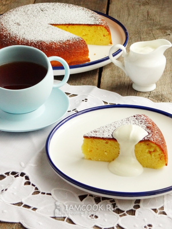 Фото манника с творогом в мультиварке