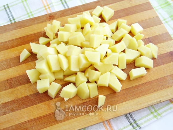 Порезать картофель