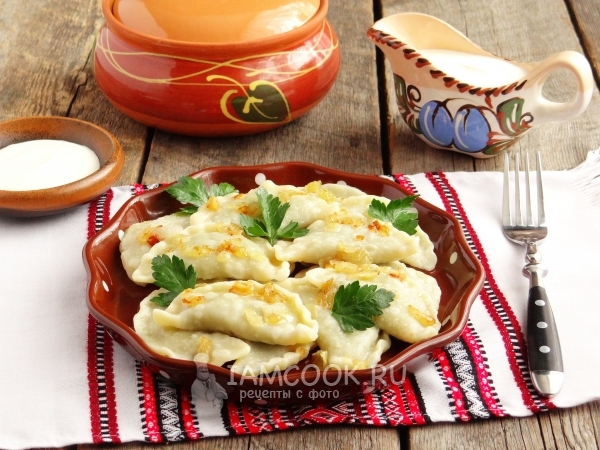 Фото вареников с грибами