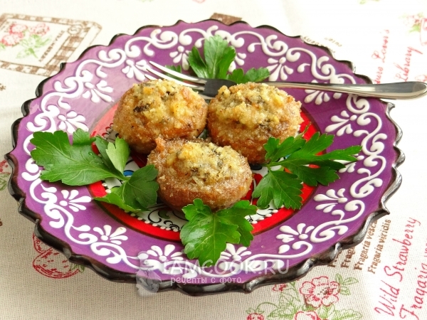 Рецепт шампиньонов, запеченных с чесноком и тимьяном