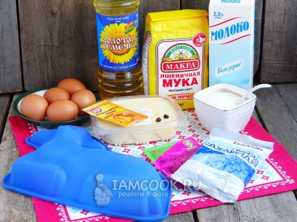 Ингредиенты для пасхального барашка (выпечка)
