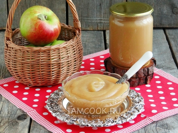 Яблочное пюре в мультиварке на зиму